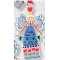 Faith Hope & Love Angel Keepsake Ornament w/Heart Charm